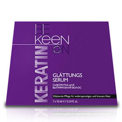 Кератиновая сыворотка для выпрямления волос (keratin glattungs serum) 7 x 10 ml Keen