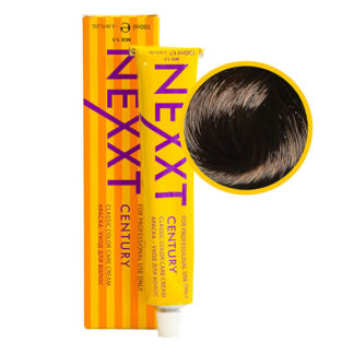 4.0 шатен (Medium brown) крем краска-уход для волос 100 ml Nexxt