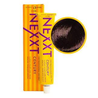 4.6 шатен фиолетовый (brown violet) крем краска-уход для волос 100 ml Nexxt