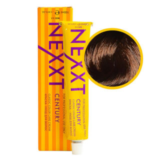 4.86 шатен махагон фиолетовый (brown mahogany violet) краска-уход для волос 100 ml Nexxt