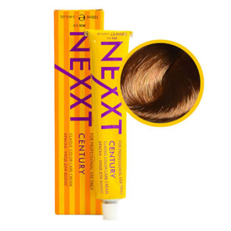 5.31 светлый шатен золотисто-пепельный (light brown golden-ash) краска-уход для волос 100 ml Nexxt