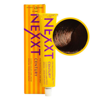 5.4 светлый шатен медный (light copper brown) краска-уход для волос 100 ml Nexxt