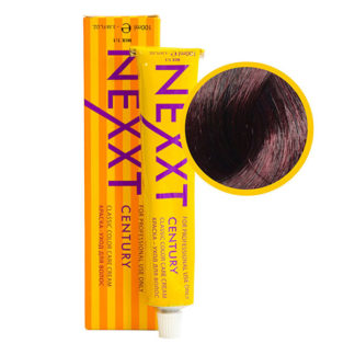 5.56 светлый шатен красно-фиолетовый (light chocolate red-violet) краска-уход для волос 100 ml Nexxt
