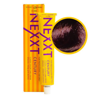 5.6 светлый шатен фиолетовый (light chocolate violet) краска-уход для волос 100 ml Nexxt