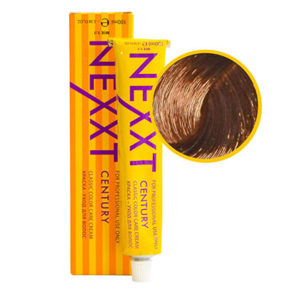 6.3 темно-русый золотистый (dark golden blond) краска-уход для волос 100 ml Nexxt