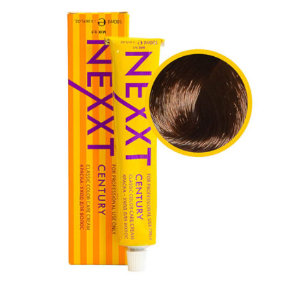 6.77 темно-русый насыщенный коричневый (dark brown blond intensive) краска-уход для волос 100 ml Nexxt