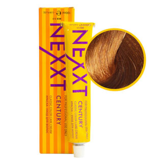7.43 средне-русый медно-золотистый (coppery-golden blond) краска-уход для волос 100 ml Nexxt