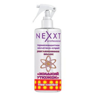 Термозащитное молочко-спрей для разгл. волос «жидкий утюжок» (frizz-control) 200 ml Nexxt